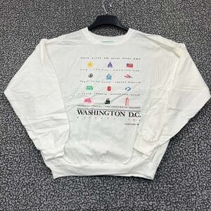 Vintage Washington DC Shirt Men‎ L/XL Cotton Republic Long Sleeve Deadstock New